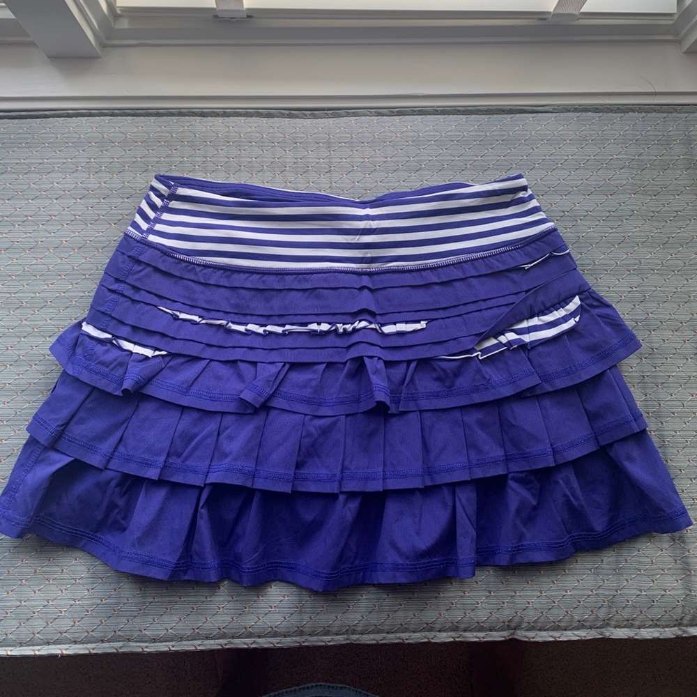 Lululemon Back on Track Skirt Size 4 Pigment Blue